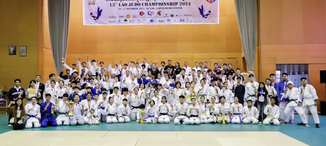 13th Lao Judo Championship Unites Lao, Thai Teams in Vientiane