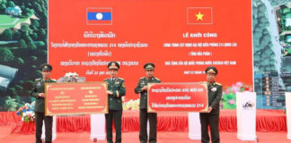 Vietnam, Laos Strengthen Security Ties with Joint Exercise, New Military Camp