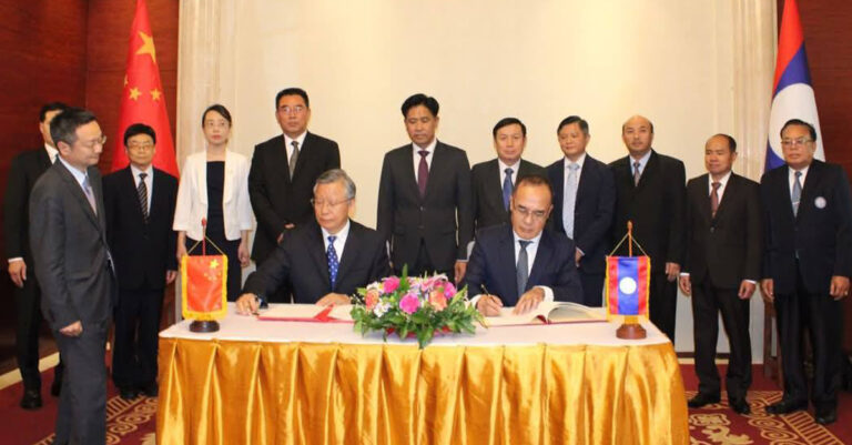 Laos, China Signed Agreement on Exchange, Cooperation in field of Law and Justice