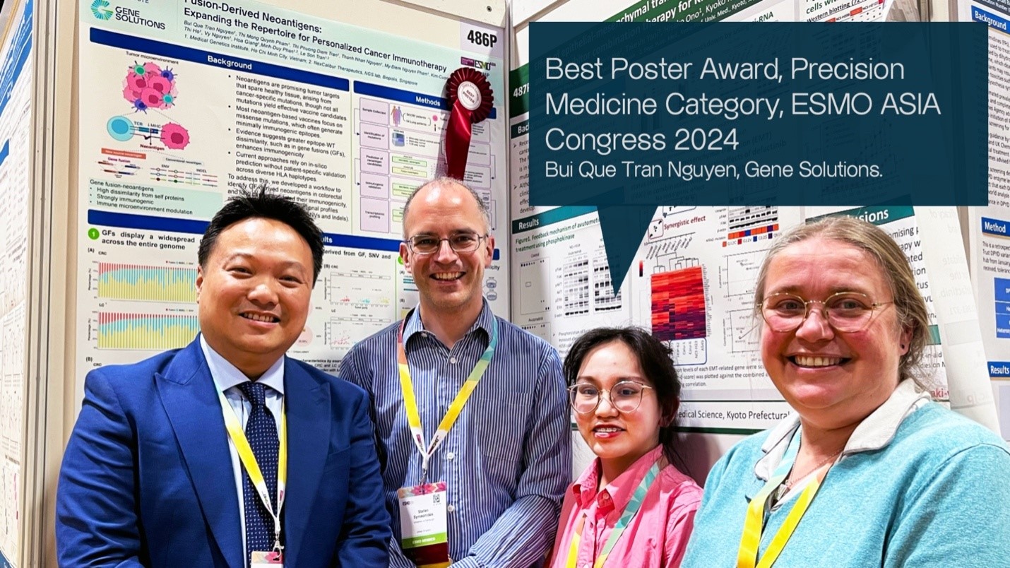 Nguyen presented the abstract titled "Fusion-Derived Neoantigens: Expanding the Potential for Personalized Cancer Immunotherapy,