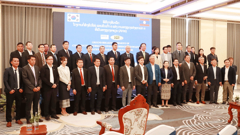 Korea Funds Bridge, Road Safety Upgrades on National Road in Laos