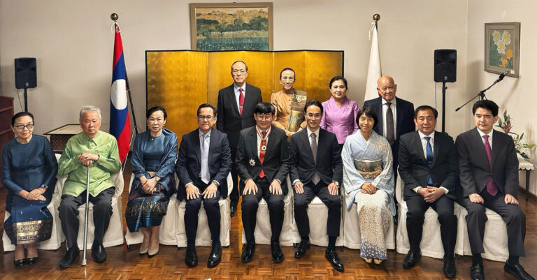 Phout Simmalavong Receives Japan’s Order of the Rising Sun in Official Ceremony