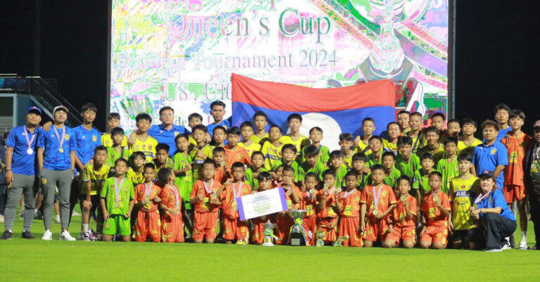 Lao Teams Shine at Jaifa King’s Cup with U8 Championship Win