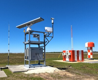 MERLIN True3D bird and drone detection radar system installation (USA)