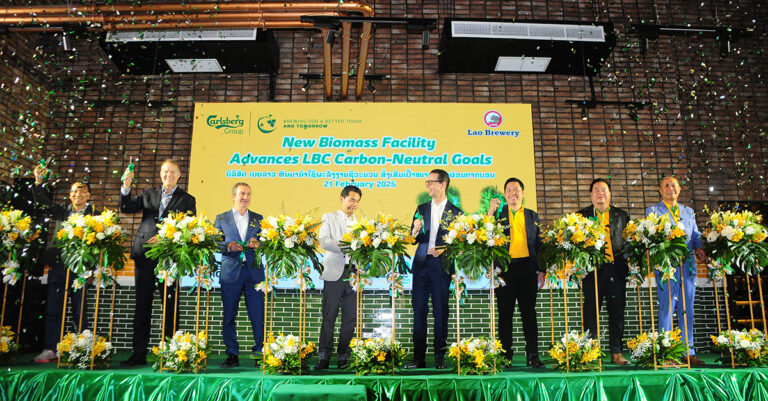 Lao Brewery Company Steps Up Sustainability with Biomass Energy