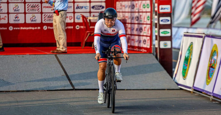 Lao Cyclist Returns from Thailand with Strong Performance, Eyes 2028 Olympics