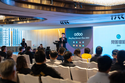 Odoo introduced the latest product version Odoo 18 at Hong Kong Business Show 2025.