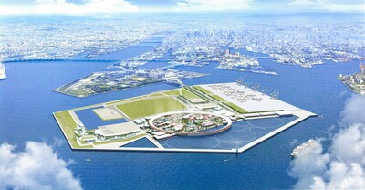 Osaka Expo 2025 site on the Yumeshima Island