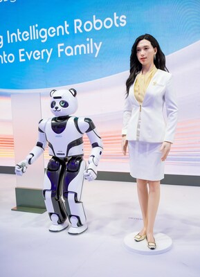 Panda Robot Youyou and Una at LEAP 2025