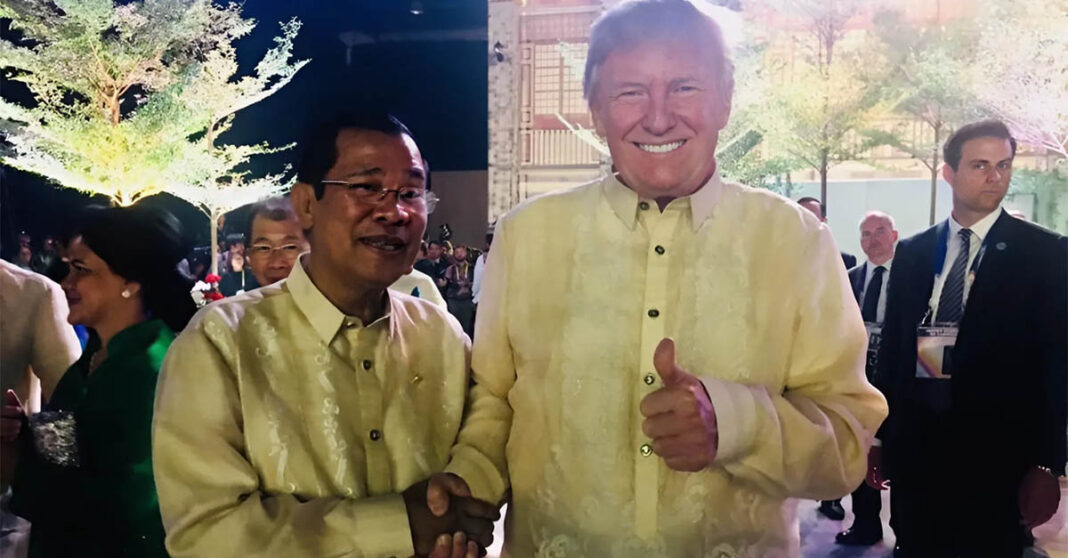 Cambodia’s Hun Sen Backs Trump Freezing US-Funded Media Outlets