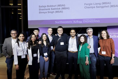 ViewSonic-backed team wins Top Project at the Kellogg-McCormick Capstone Showcase with ’AI Textbook Generator’, showcasing AI innovation in education.
