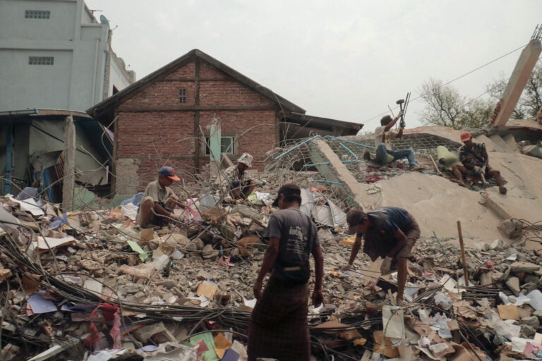 Rain Complicates Recovery in Quake-hit Myanmar as Death Toll Rises