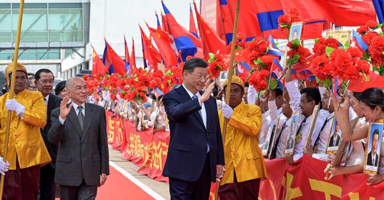 China’s XI Arrives in Cambodia for State Visit
