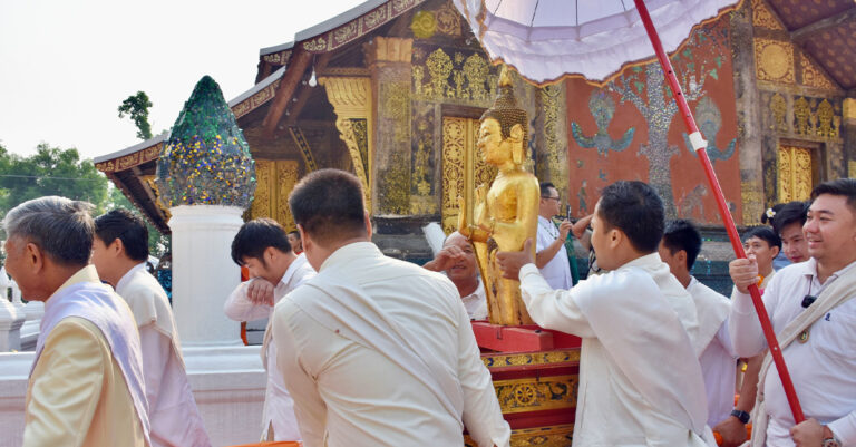 Phra Man Buddha Now Open for Merit-Making Activities at Wat Xieng Thong in Luang Prabang