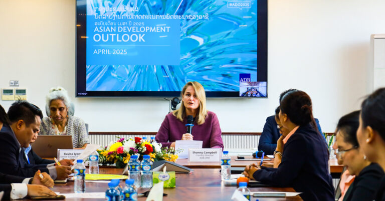 Asian Development Bank Predicts 3.9 Percent Economic Growth for Laos in 2025