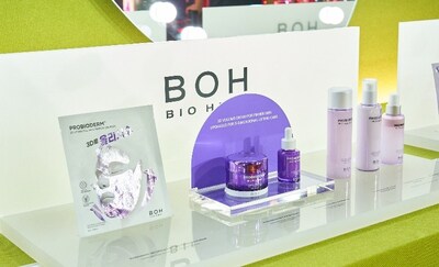 BIOHEAL BOH presents its skincare products at the Olive Young Zone during THE CJ CUP Byron Nelson.