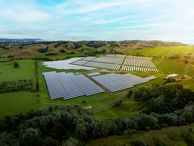 Lodestone Energy's Latest Agrivoltaics Solar Farm in New Zealand, featuring Trinasolar's Vertex N modules