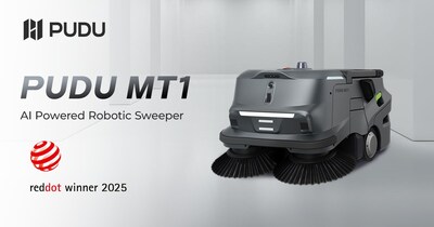 PUDU MT1 won Red Dot Design Award 2025