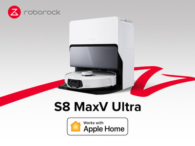 Roborock S8 MaxV Ultra is an Apple Home Certified Product