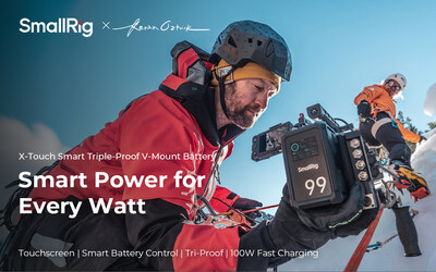 SmallRig x Renan Ozturk X-Touch Smart Triple-Proof V-Mount Battery