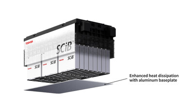 Toshiba's New SCiB™ Module with Double the Heat Dissipation Performance