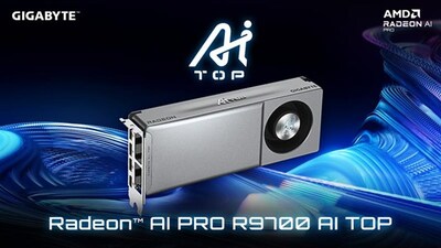 GIGABYTE Radeon™ AI PRO R9700 AI TOP Graphics Card