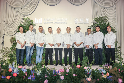 Group photo of participating chefs at the launch event