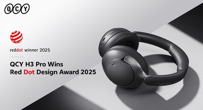 QCY H3 Pro Wins Red Dot Design Award 2025