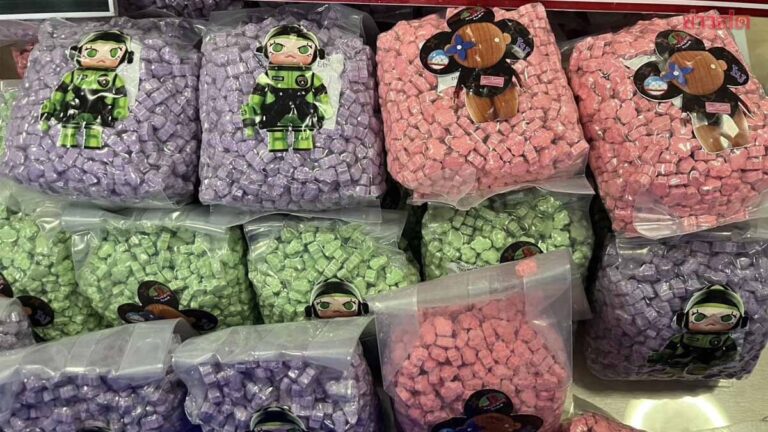 Lao Woman Arrested for Smuggling 137,000 Ecstasy Pills at Thai Border