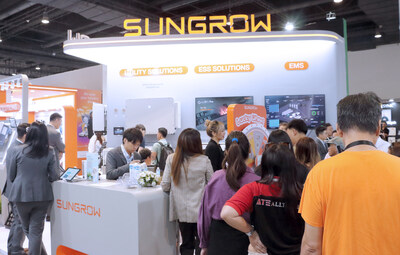 Sungrow's Booth at Solar & Storage Live Philippines 2025