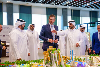 His Excellency Abdullah bin Hamad bin Abdullah Al Attiya, Minister of Municipality and Qatari Diar Chairman and Eric Trump, Executive Vice President of The Trump Organization His Excellency Abdullah bin Hamad bin Abdullah Al Attiya, Minister of Municipality and Qatari Diar Chairman and Eric Trump, Executive Vice President of The Trump Organization