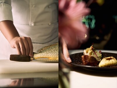 Left image: The Ritz-Carlton Shanghai, Pudong – Jin Xuan; Right image: The Shanghai EDITION – Tavern