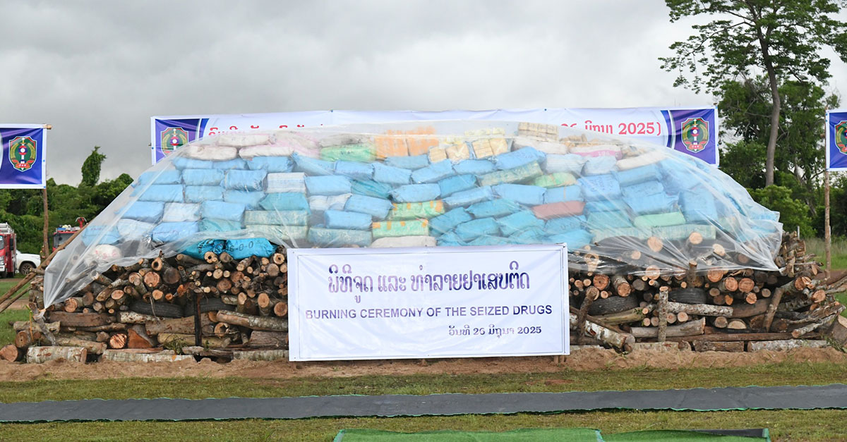 Southeast Asia Ramps Up Drug Control as Laos, Myanmar Destroy Massive Stashes on International Anti-Drug Day