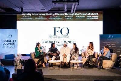 The Frequency School made history with its “195” song by setting a new GUINNESS WORLD RECORDS™ for the title “Most nationalities to contribute vocals to a musical recording (single song)” during the World Economic Forum (WEF) in Davos, Switzerland, on January 20, 2025. The Frequency School made history with its “195” song by setting a new GUINNESS WORLD RECORDS™ for the title “Most nationalities to contribute vocals to a musical recording (single song)” during the World Economic Forum (WEF) in Davos, Switzerland, on January 20, 2025.