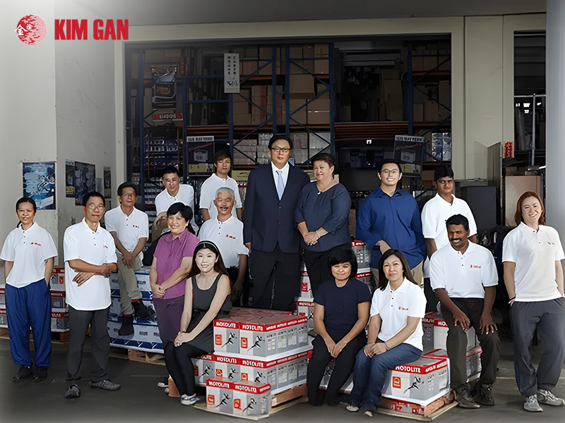 Kim Gan Enterprise team commemorating 24 years in the industry.