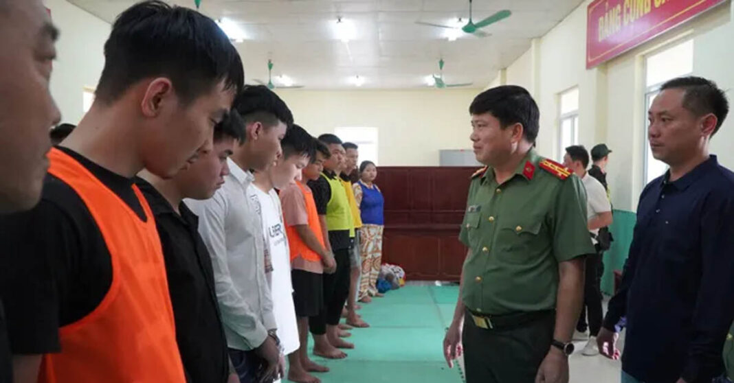 Lao Authorities Arrest 59 Vietnamese Nationals in Fraud Crackdown