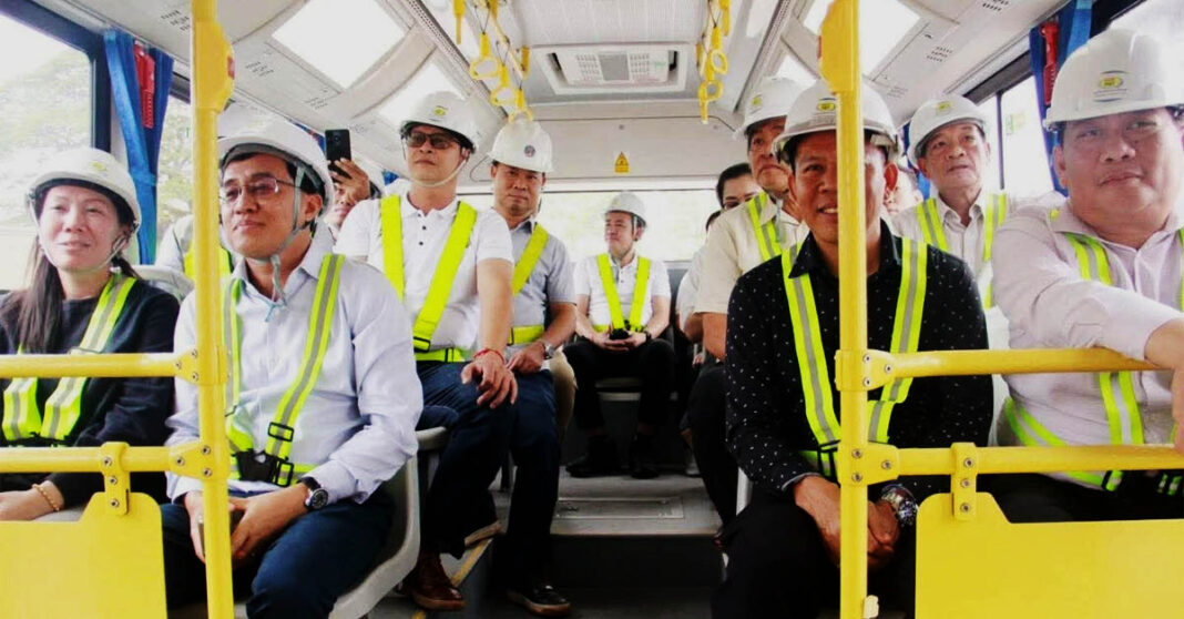 Vientiane’s BRT Project Reaches Over 80% Completion