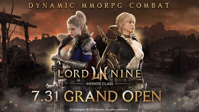 Smilegate to Launch New MMORPG “LORDNINE INFINITE CLASS” on July 31 – Pre-download Begins July 29