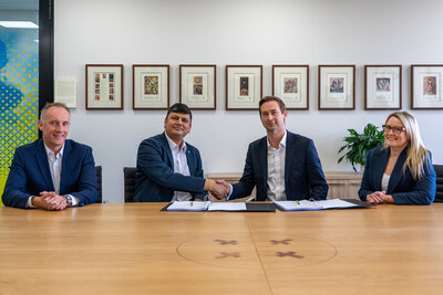 From Left to right: Peter Moore, Head of Partner Ecosystem, SAP Asia Pacific; Raja Shah, EVP and Industry Head, Global Markets, Infosys; Dr Edward Simons, Executive Director, Melbourne Archdiocese Catholic Schools; Vicki Russell, Chief Technology and Transformation Officer for Melbourne Archdiocese Catholic Schools. From Left to right: Peter Moore, Head of Partner Ecosystem, SAP Asia Pacific; Raja Shah, EVP and Industry Head, Global Markets, Infosys; Dr Edward Simons, Executive Director, Melbourne Archdiocese Catholic Schools; Vicki Russell, Chief Technology and Transformation Officer for Melbourne Archdiocese Catholic Schools.