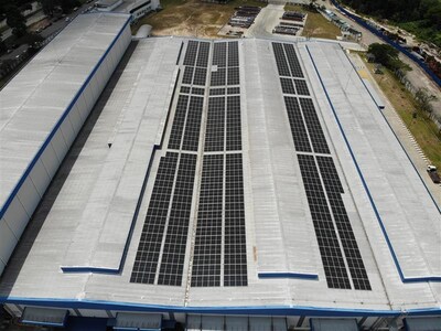 rooftop solar project at TechnipFMC’s facility in Johor, Malaysia, installed by TotalEnergies ENEOS