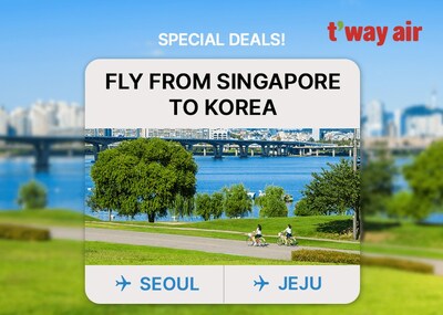 Vacation Is Calling: T’way Air Adds Jeju and Doubles Seoul Flights from Singapore