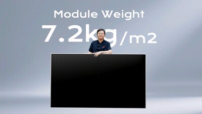 Charles Jiang, President of LONGi DGBG, launched the lightweight module