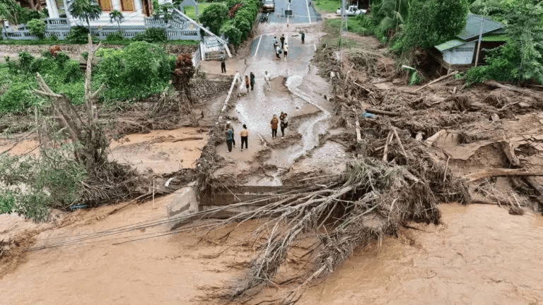 Landslides Triggered by Typhoon Kajiki Kill Two in Thailand
