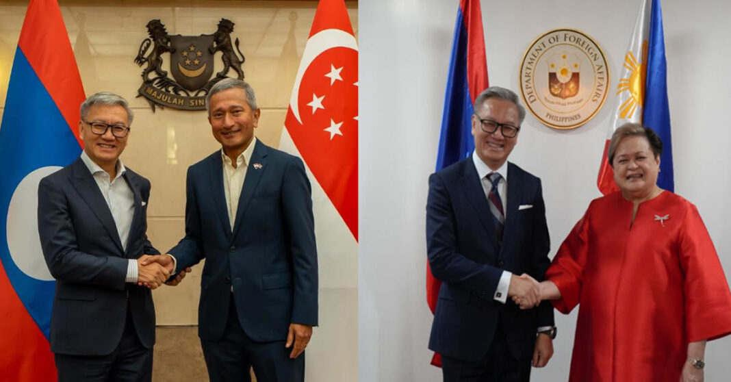 Wrap: Lao Foreign Minister Visits Singapore, The Philippines