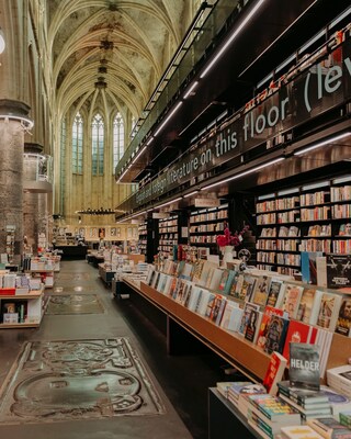 Most beautiful bookstore, Boekhandel Dominicanen, in Maastricht, Netherlands