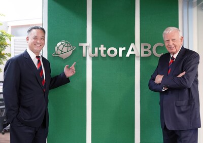 TutorABC Co-Chairman Rodney Miles (right) and Co-Chairman & CEO Samuel Yang (left) celebrate achieving the highest level of WASC accreditation, setting a new milestone for online education in the Asia-Pacific region. TutorABC Co-Chairman Rodney Miles (right) and Co-Chairman & CEO Samuel Yang (left) celebrate achieving the highest level of WASC accreditation, setting a new milestone for online education in the Asia-Pacific region.