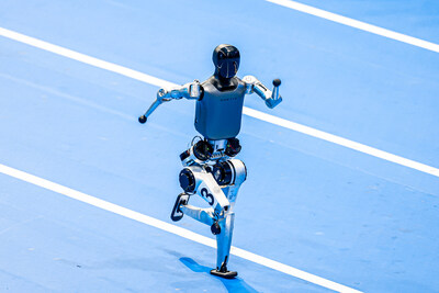 Noetix Robotics E1 participated in the 1500M running competition at the 2025 World Humanoid Robot Games