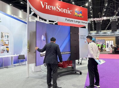 ViewSonic's LDS138-151 delivered impressive, large-scale visual at 2025  InfoComm Asia.