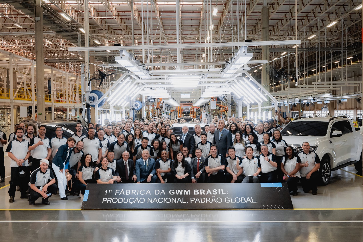 GWM Brazil Plant officially begins production with the first HAVAL H6 GT rolling off the line