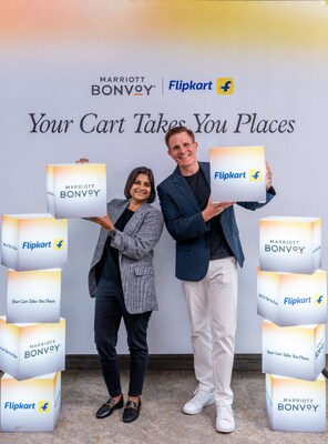 L-R: Manjari Singhal, Head - Flipkart Travel and John Toomey, Chief Commercial Officer,  Asia Pacific excluding China, Marriott International